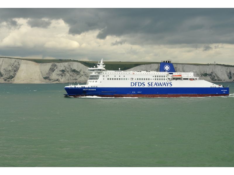 Prāmis uz Delft Seaways. Iepazīstieties ar DFDS Seaways.