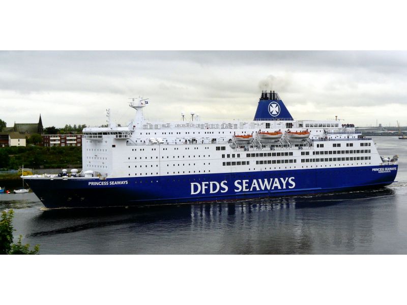 Prāmis uz Princess Seaways. Iepazīstieties ar DFDS Seaways.