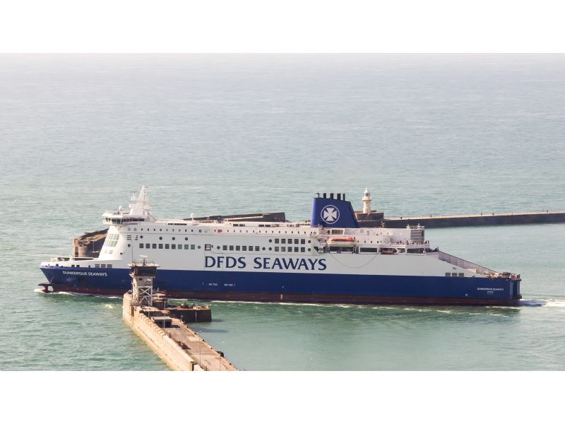 Prāmis uz Dunkerque Seaways. Iepazīstieties ar DFDS Seaways.